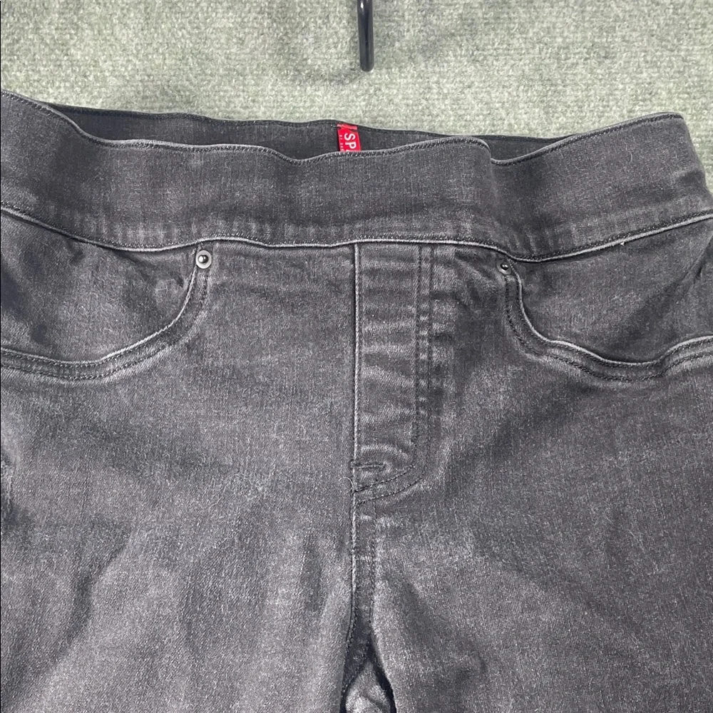 SPANX Women's Skinny Jeans -‎ Black Distressed